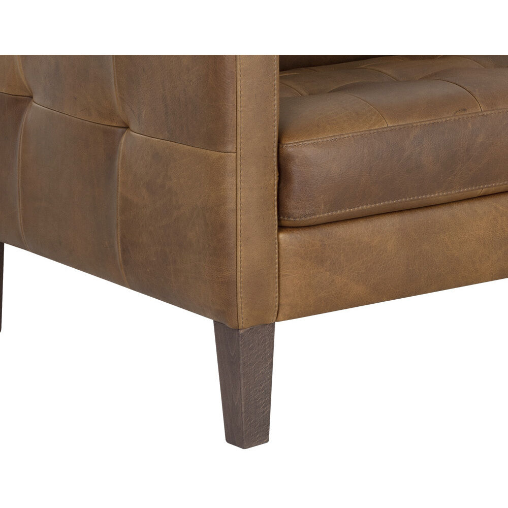 Karmelo Cognac Leather Sofa